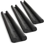 3x coupe - vent pour la porte - joint bas de porte - coupe - vent a double joint - protection contre ...