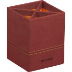 4 pcs pot a crayon en acrylique, pot a crayon transparent multifonction, rangement pinceaux maquillage, ...