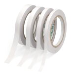 4 rouleaux etroit ruban adh�sif double face pour tissus, 30m / rouleau papier, tuiles, panneaux de bois, ...