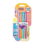 4 stylos feutres tropical - flair! - paper mate