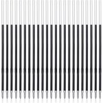 40 pi�ce recharge de stylo r�tractables, 0, 7mm remplacement recharges, recharge stylo bille, recharges ...