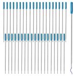40 recharges d'encre pour stylos 11, 6 cm / 4, 57 pouces, recharges remplaables pour stylos a bille ...