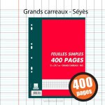 400 feuillets mobiles 400 pages a4 grands carreaux seyes 80g oxford 400 feuillets mobiles 400 pages a4 grands carreaux seyes 80g oxford