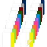 400 pastilles adh�sives 20 ensembles 10 couleurs index marqueurs adh�sifs marqueurs de page color�s drapeaux ...