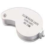 40x portable pliant loupe loupe illumine loupe bijoux pices timbres antiques
