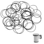 42 pcs assortiment de joints toriques en caoutchouc nitrile, pour pompes de piscine, tailles varies ...