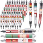 45 pices stylos a encre gel de nol, 5 styles stylo a bille rtractable 14cm pre nol elfes bonhommes ...