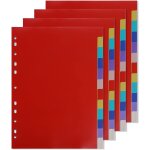 48 intercalaires classeur a4 intercalaires, intercalaire alphab��tique a4 intercalaires multicolore pour ...