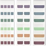 480 pices onglets collants pour cahiers, onglets index autocollants rinscriptibles et repositionnables ...