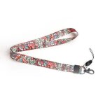 4pcs courroie de cou de lani�re, l'impression recto - verso en couleur et id�ale pour les cl�s de badge ...
