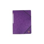 5 etoiles chemise 3 rabats et elastique en carte violet