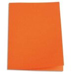 5 etoiles paquet de 250 sous - chemises papier recycl 60 grammes coloris orange
