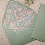 5 pièces / ensemble vintage enveloppes doublées papier d'art enveloppes pour faire - part de mariage, ... 5 pièces / ensemble vintage enveloppes doublées papier d'art enveloppes pour faire - part de mariage, ...