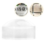 50 / 60mm verre optique demi - boule presse - papiers 7x / 8xreading loupe dme grossissant pour plans ...