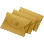 50 paquet mini enveloppes, coeur form fermoir petit cadeau carte titulaire, excellent pour mariages ...