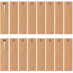 50 pcs kraft stylo coffrets cadeaux, burlywood bo�te d'emballage pour stylo a enfiler pour crayon, stylo ...