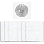 50 pcs ntag213 stickers nfc, nfc tags nfc autocollant ntag 213 25 mm (1 pouce) ronde avec 144 octets ...