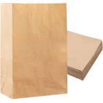 50 pices sacs en papier marron , sac kraft cadeau grand , sac craft , idal pour les cadeaux , les anniversai ...