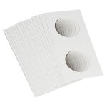 50 pi�ces s�ries porte - pi�ces en carton carr� fournitures de pi�ces de monnaie album collection phare ...