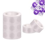 500 pcs points de colle ballon, diam�tre 10 mm(5 rouleaux) colle ballon double face dots ruban colle, ...