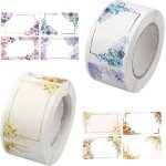 500 pi�ces (250 chacune) etiquettes de vase etiquettes de bouteilles de confiture etiquettes de r�frig�rateur ...