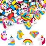 50pcs tiny fun erasers, licorne diamant arc - en - ciel, gommes a effacer pour les ftes, cadeaux de ...