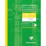 592c un etui de copies doubles non perforées - 16, 5x21cm - 200 pages petits carreaux avec marge - papier ... 592c un etui de copies doubles non perforées - 16, 5x21cm - 200 pages petits carreaux avec marge - papier ...