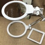 5x bureau loupe broderie support de lecture loupe avec éclairage 2 led loupe vergrootglas lupa 5x bureau loupe broderie support de lecture loupe avec éclairage 2 led loupe vergrootglas lupa