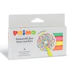 6 feutres fluo pointe � 2 mm