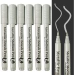 6 pcs stylo doré pour pierre tombale, feutre pailleté, feutre argenté métallique, pointe fine marqueur ... 6 pcs stylo doré pour pierre tombale, feutre pailleté, feutre argenté métallique, pointe fine marqueur ...