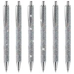 6 pièces mignon stylo bling diamant stylos noël strass cadeau argent métal stylos a bille fantaisie brillant ... 6 pièces mignon stylo bling diamant stylos noël strass cadeau argent métal stylos a bille fantaisie brillant ...