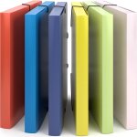 6 x chemise a elastiques a4 - jusqu' 250 pages, dos de 3 cm, fermeture elastique, et, collection de ...