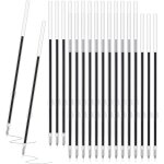 60 pi�ces recharges de stylor�tractables, recharge stylo bille, recharges pour stylos, cartouche stylo ...