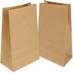 60 sac kraft, sachet papier kraft 15x9x27cm pour sandwich pop - corn semence bonbons sucré 60 sac kraft, sachet papier kraft 15x9x27cm pour sandwich pop - corn semence bonbons sucré
