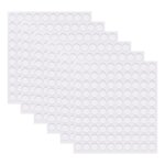 600 pi��ces 6 mm autocollant double face rond pastille double face transparent adh��sif amovible ruban ...