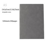 640 / 400 / 240 / 160pages ligne ultra epaisse journal etudiant cahier bureau papeterie a4 / a5 / a6 ...
