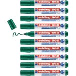 660 marqueur pour tableaux blancs - vert - 10 stylos - pointe ronde 1, 5 - 3 mm - feutre effaable - ...