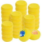 70 pièces eponge de peinture ronde 3 pouces synthétique jaune aquarelle d'artiste pour la peinture, artisanat ... 70 pièces eponge de peinture ronde 3 pouces synthétique jaune aquarelle d'artiste pour la peinture, artisanat ...