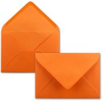 75x enveloppes c6 - couleur: orange - 11, 4 x 16, 2 cm - fermeture: gommée - pour papier a4, a5, a6 et ... 75x enveloppes c6 - couleur: orange - 11, 4 x 16, 2 cm - fermeture: gommée - pour papier a4, a5, a6 et ...