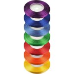 7x ruban de satin arc - en - ciel 6mm x 32m set de rubans arc - en - ciel rouleaux de ruban satin ruban ...