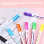 8 couleurs double t�te stylo surligneur mildliner couleurs surligneurs fluorescents marqueur d'art ecole ...