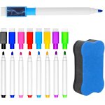 8 pi�ces feutre tableau blanc effacable feutre ardoise effacable marqueur effa�able avec 1 eponge pour ...