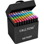 80 macarqueurs a feutre alcool permanents twin marker art croquis stylos double pointe animation art ...