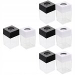 8pcs porte - trombones cratifs transparents