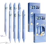 8pcs stylos effaable, 4 bleu 4 noir, 0, 5 mm stylo effacable stylo gel effaables, encre gel effaable, ...