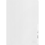 A4 pochettes - coin, lot de 25, plastique atoxique, surface mate gaufre, epaisseur 140 microns, 100% ...