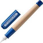 Abc blue stylo plume pour apprendre a ecrire adapt aux enfants, avec poigne ergonomique et plume en ...