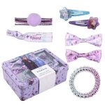 Accessoires de beaut� - frozen - coffret cadeau - bo�te - cadeau r�utilisable - rose, bleu, violet