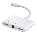 Adaptateur de casque avec chargeur, s�parateur de chargeur audio aux 3. 5mm, compatible avec iphone 13 ...