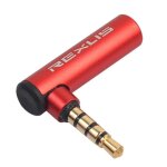 Adaptateur connecteur 90 degr�s pour ecouteurs, 3. 5mm, c�ble audio st�r�o, convertisseur omtp ctia pour ...